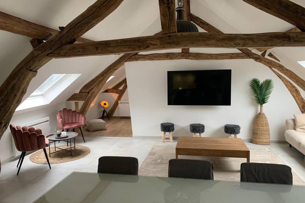 Appartement Spacieux En Plein Coeur De Rouen Esterno foto
